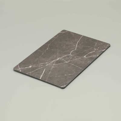Schramvast Grijs Acp-plaat Marmeren ontwerp Aluminiumpaneelbord 1,5 mm tot 8 mm