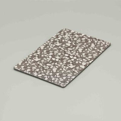1220 X 2440MM Terrazzo Wit Marmer Acp Plaat Schild Acp Aluminium Composite
