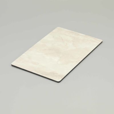 Cement Beige Marmer Aluminium Composite Panel 2,0 mm 3,0 mm 5800 mm Composite Wandpanelen
