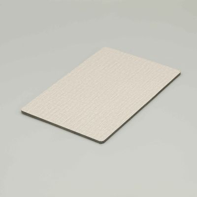 Hotel Exterior Lichtgrijz PVDF Aluminium Composite Panel 1.22*2.44m Aluminium Composite Panel Interieur