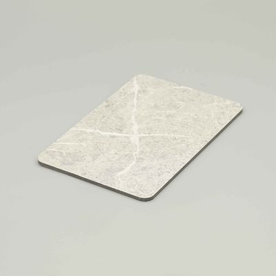 4 mm waterdicht marmeren aluminium composietpaneel (4x8 ft / krasbestendige witte rots afwerking)