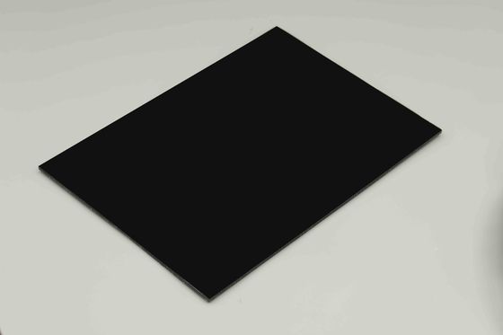 4 X 8ft Ruimte Zwart Aluminium Composite Wandbekleding Acp Panel Voor tentoonstelling