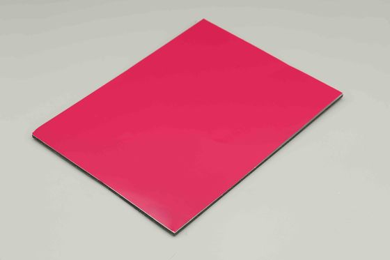 Fuchsia brandwerend aluminium composiet paneel 48in 96in Acp Aluminium bekleding