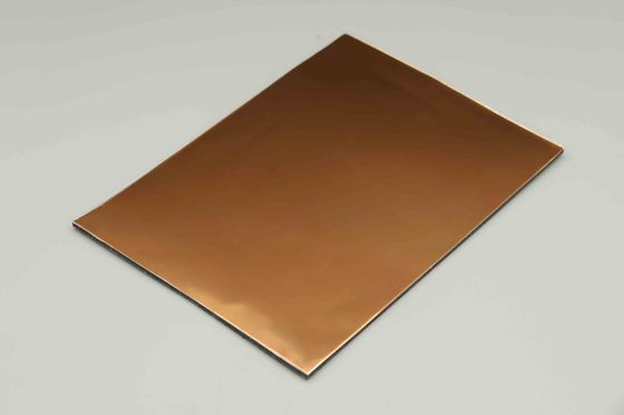 Hoog reflecterend spiegelaluminium composiet paneel voor gevelbouw, leverancier van 4 mm ACP-platen