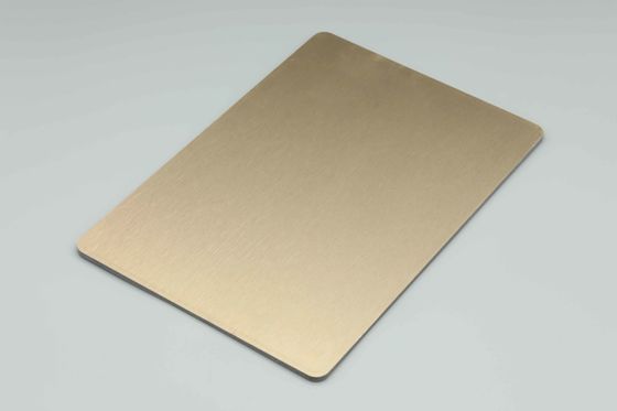 Eco-vriendelijk koper geborsteld aluminium samengesteld paneel waterdicht glanzend Acp-platen