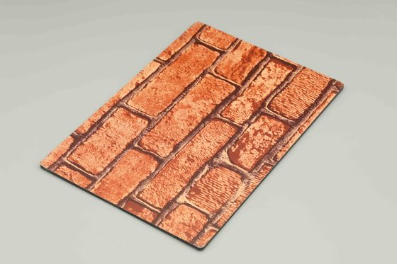 Bureaus Restaurants Marmeren aluminium composietpaneel 0,03 mm tot 0,6 mm composiet bekleding