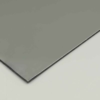 Grijzige PE-aluminiumcomposite-paneel 4 mm 1,22 x 2,44 m Gebouw buitencomposite-panelen
