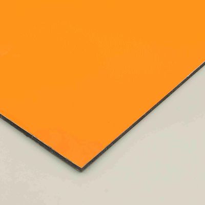 Antibacteriële oranje Acp bekleding 8x4 Aluminium composietplaat Acp plaat Buiten Alu Dikte 0,4 cm