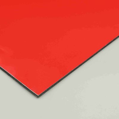 Brandbestendig PE Aluminium Composite Panel 3mm - 6mm Dik Decoratie Acp Muurbekleding 1000mm 1500mm