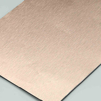 HDPE geborsteld aluminiumcompositpaneel 4 mm 1,22 x 2,44 m Pe aluminiumcompositpaneel