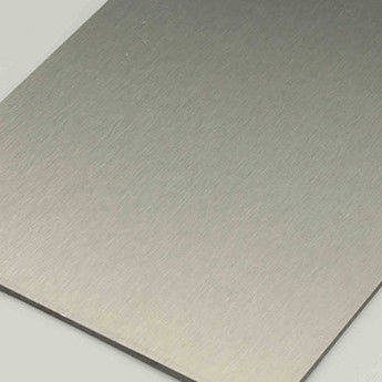 Hoogwaardig zilver geborsteld FR ACP | Brandvertragend aluminium composiet paneel voor luxe bewegwijzering en gevels