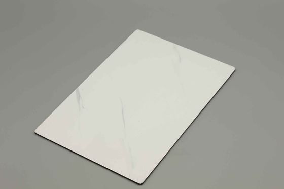 ACS-plaat van wit marmer, krabstoestand (1220x2440 mm aluminiumcomposite panel)