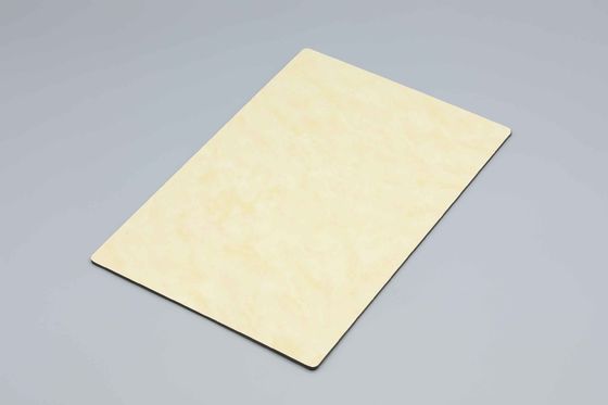 1.22*2.44m 3mm Aluminium Composite Panel Uitzonderlijke Buitenwandbekleding 4MM Steen Textuur Schramvast ACM Panelen