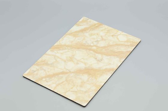 PVDF gecoat wit marmer aluminium composiet paneel | 3 mm-4 mm ACP-plaat voor wandbekleding