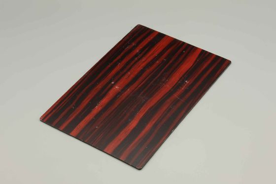 decoratie deurontwerp voor binnenmuur Imitatie houtkorrel Aluminium Composite Panel 4MM wandbekleding panelen