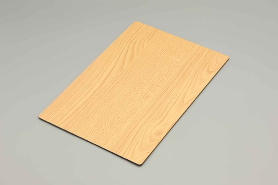 Pe Pvdf coating Houten aluminium composietpaneel 3 mm Acp-plaat voor buiten