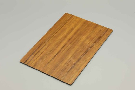 OEM Grootte Grijze houten afwerking Acp-platen 1220MM X 2440MM Houtgraan Acm-panelen