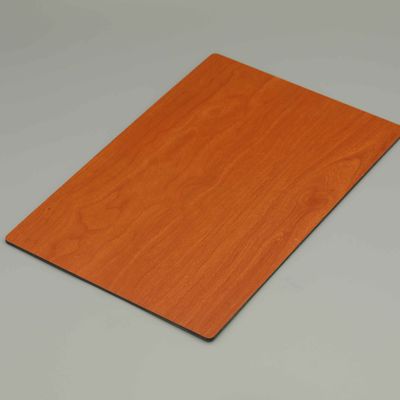 0.04M Vibrante kleuren Hout afwerking Aluminium composiet paneel Acm bekleding panelen 1220X2440MM