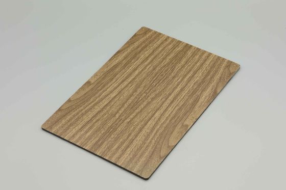Windbestendig Houten Aluminium Composiet Paneel Anti-Kras PE Aluminium Paneel Systemen Voor Hotels