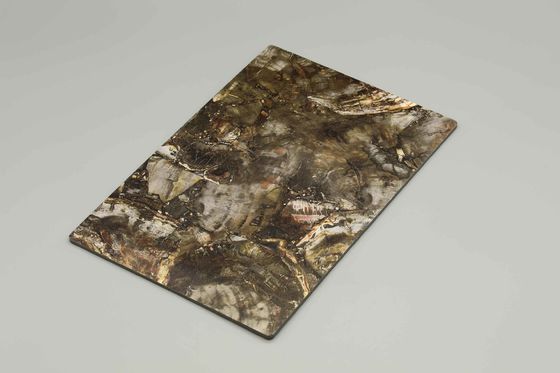 Anti-kras Pvdf Terrazzo Reclame Marmer Acp Aluminium composiet paneel voor het bouwen van buitenmuren en binnenbekleding Wandpanelen