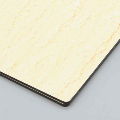 4 mm 1,22 x 2,44 m Schramvast Ruwsteen Textuur Aluminium Composite Panel voor buitenbekleding
