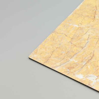 Marmeren aluminium composietpaneel 4mm. Schramvast ACP-blad voor binnen- en buitenwandbekleding