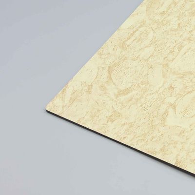 PVDF-coating Marmerontwerp ACP-plaat 4 mm Fluorkoolstof Granit Aluminium Composite Material