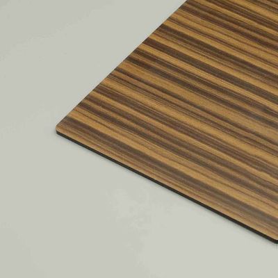 Teak hout aluminium composiet paneel PVDF coating ACP plaat voor binnen- en buitenwand bekleding