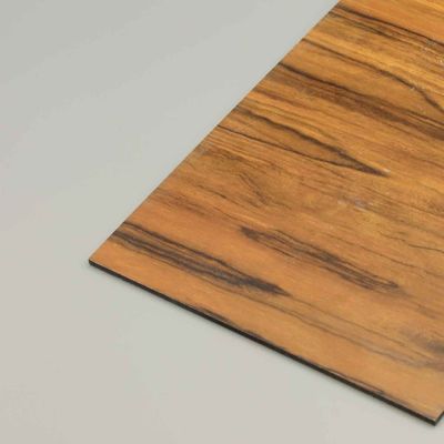 4mm PVDF Houtnerf Aluminium Composiet ACP Plaat 1220×2440mm, Gevelbekleding