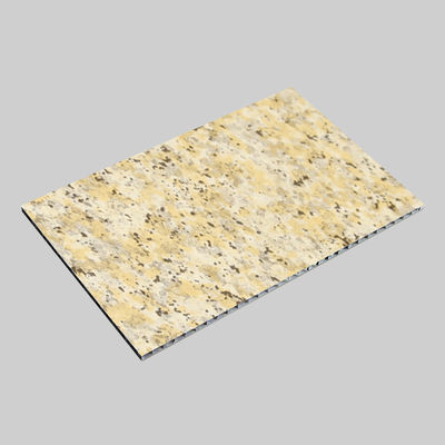 Geel aluminium honingraat kernpaneel 244cm Granite aluminium honingraat panelen 4x8