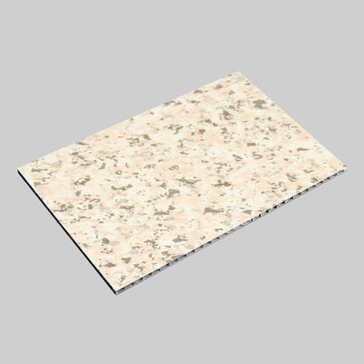Roze rood graniet aluminium honingraat kernpaneel 96 inch geborstelde aluminium composiet plaat