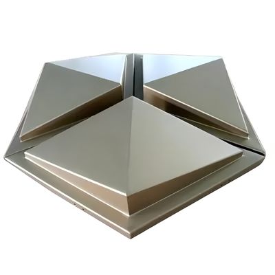 3003 8mm tot 210mm Aluminium veneer bekleding 3d wandpanelen voor gebouwdecoratie