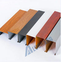 Winkelcentra Aluminium Baffle tentoonstellingszalen Aluminium cel plafond