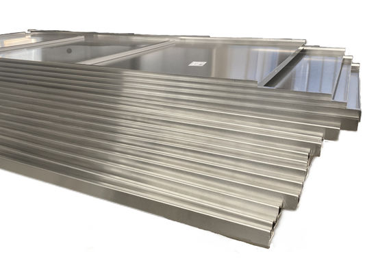 Bouwterrein Erosiebestendige normale panelen platte panelen aluminium fineer fluorocarbonachtig gecoat anti-statisch buitenmuurinstallatie