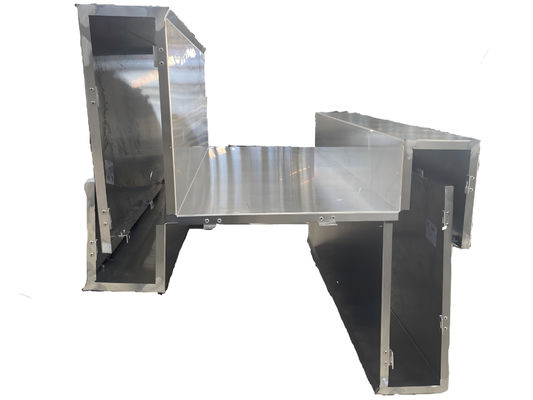 Anti-multiple erosie Onconventionele vormen Aluminium gevelwand Fluorkoolstof gecoate anti-statische buitenwand