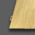 Leveranciers van koffie-aluminiumpanelen Aangepaste vormen Aluminium gevelmuur met fluorkoolstofcoating