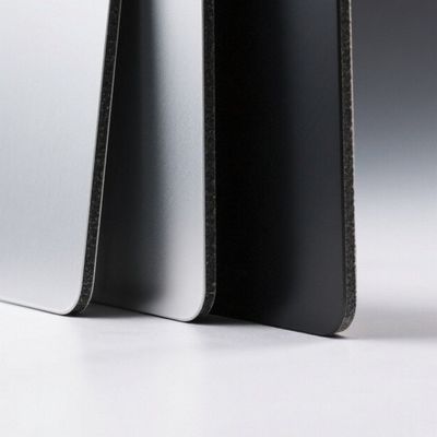 Schramvast Betere kern Muurgordijn Gebouw gevel gebogen type PVDF Aluminium samengesteld paneel 3MM Aluminium samengesteld paneel Hitteweerstand 4MM