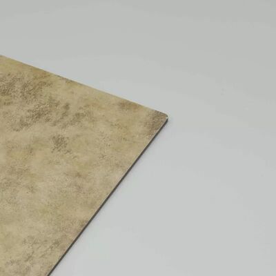 Anti-Scratch Marble Finish ACP Sheets. Duurzame Buitenste Steen Textuur Muurbekleding.